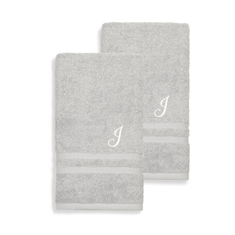 Denzi 100% Cotton Hand Towel, Grey, J
