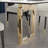 Lopato Unfinished Metal Base Dining Table