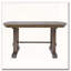 Ensemble de table de salle à manger 6 pièces, avec 4 chaises d'appoint rembourrées et banc-1666990520