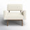 Dorhea Pine Accent Chair