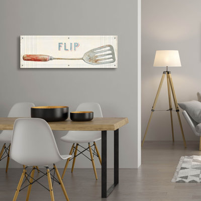  «Floursack Kitchen Sign 1 C» par Danhui Nai, art mural en verre acrylique