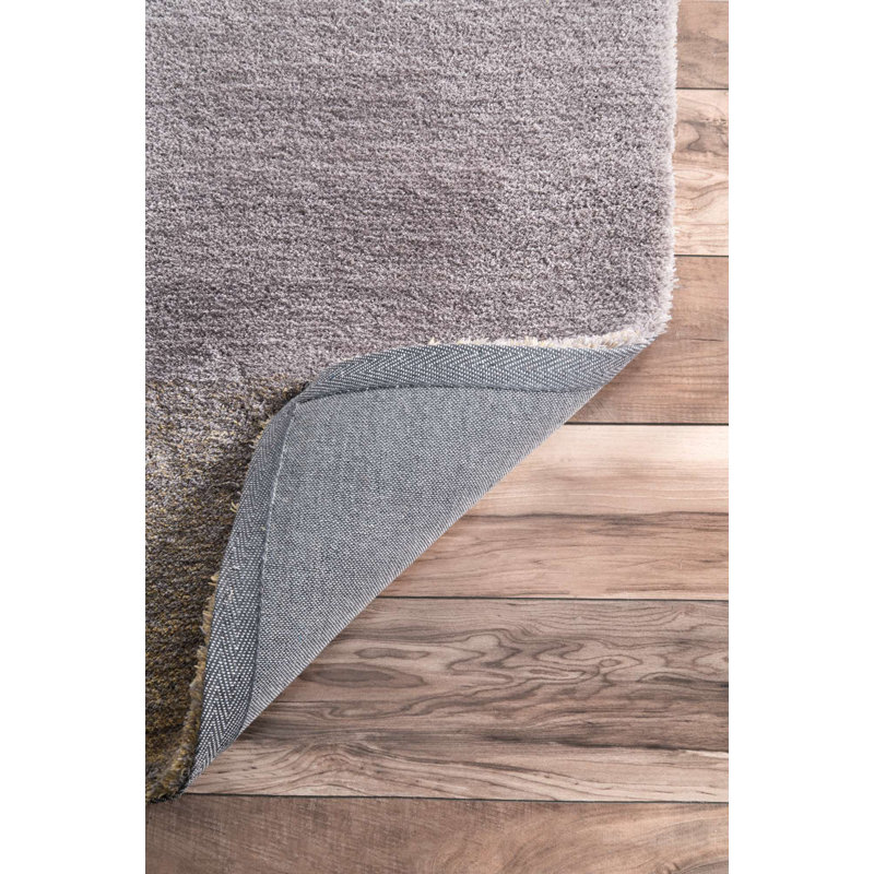 Ombre Hand Woven Shag Area Rug, Rectangle 91 x 152cm