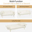 Canapé-lit futon de 70,1 po, canapé-lit double convertible avec accoudoirs rabattables pour les salons et les petits espaces