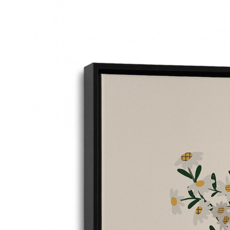 «Sweet as a Daisy» par Alisa Galitsyna, reproduction d'art sur toile, H 36 po x l 36 po x P 1,38 po, Toile à cadre flottant