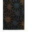 Floral Area Rug in Black