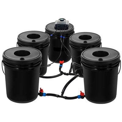 Hydroponic System 5 Gal, 5 Buckets