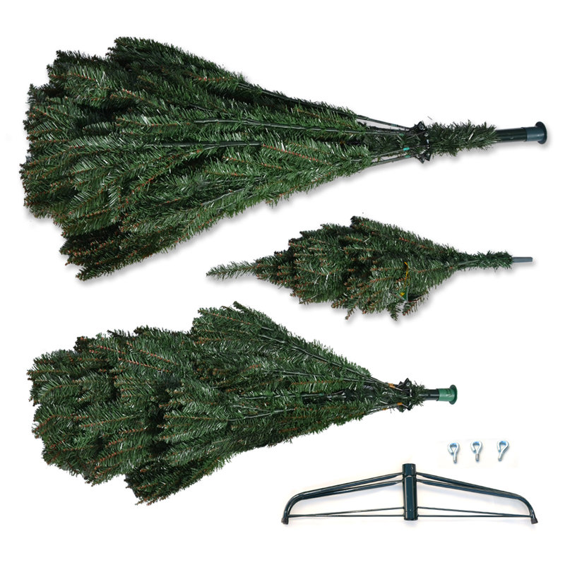 Arbre de noël artificiel pin vert, 7,5 pi
