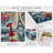 " Parisian Rhapsody - Impasto Eiffel Tower And Woman With Red Umbrella "-1856047556