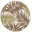 Tapis brun / vert à tissage plat Springcreek-66151284