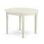 L'ensemble 3 pièces de table et chaises de cuisine comprend une table de salle à manger ronde et 2 chaises de salle à manger, 42 x 42 pouces, lin blanc-156456530-156456533