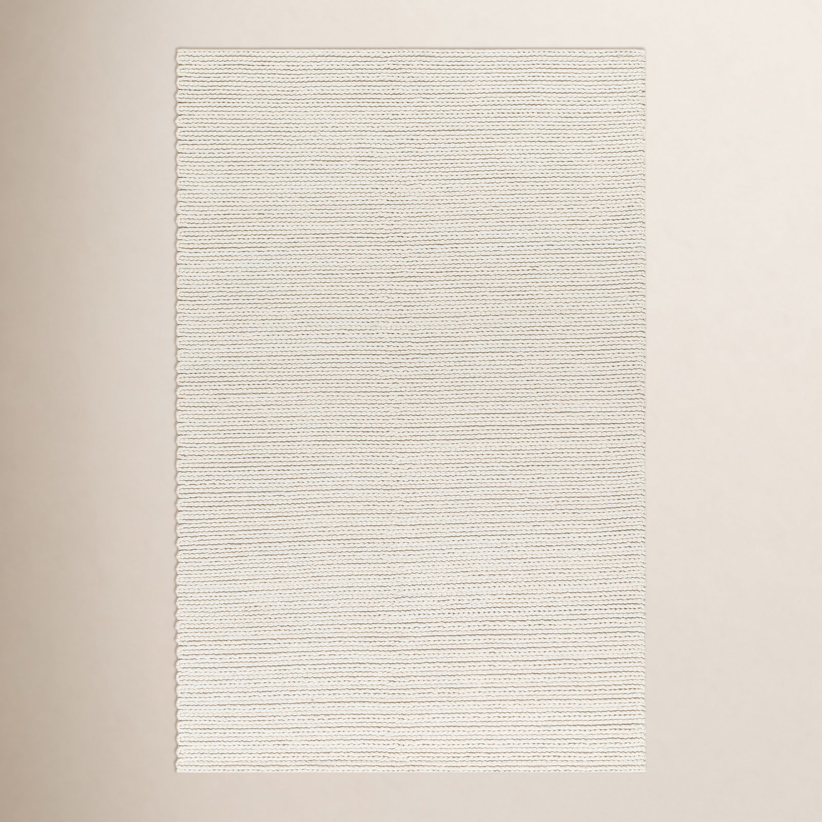Rosemead Handmade Ivory Rug, Rectangle 3'6" x 5'6"