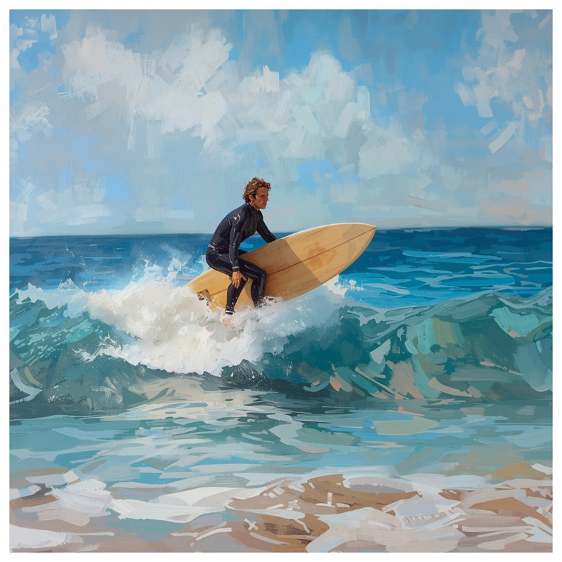 Tapis de bain Surfer, L 34 po x L 21 po