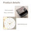 Horloge murale en alliage d'aluminium