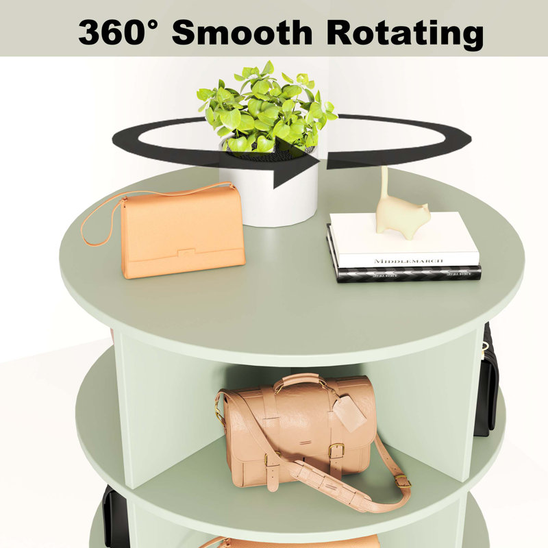 360 Rotating Shoe Cabinet With 7 Layers