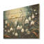 Brume de montagne enneigée en hiver - Snowdrops, art sur bois de pin naturel-101406275