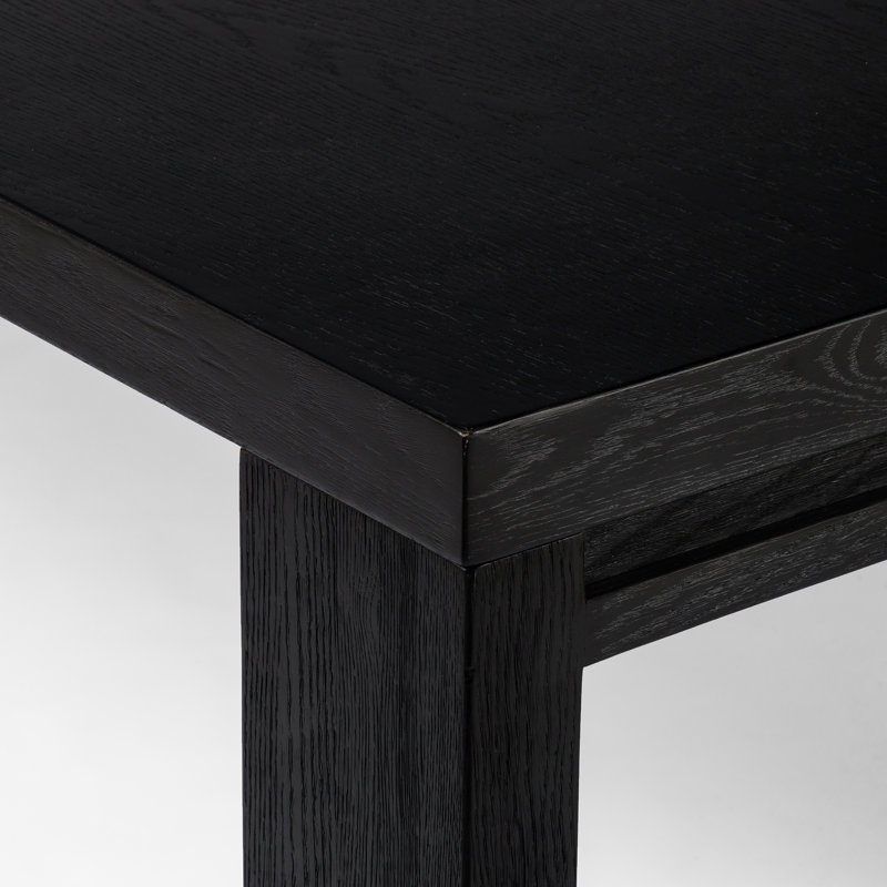 Millie Dining Table, Drifted Oak Solid, 30" H x 72" L x 96" W