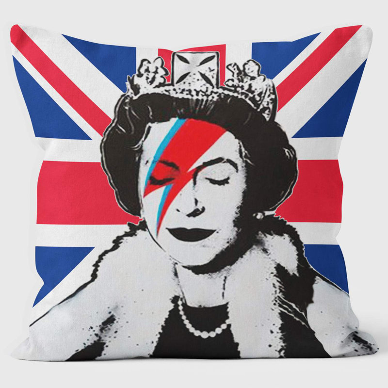 Queenie Banksy Inspired - Graffiti Art Cushion
