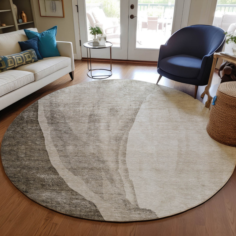 Tapis intérieur / extérieur Chenae, Rond 8 pi