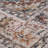 8'x10' Area Rug With Vintage Medallion Design, , Deep Blue & Orange, Easy To Clean Ornament 8x10' Carpet, Rich Medium Soft Pile, Stain For Decorative Purposes