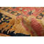 Tapis décoratif en laine rouge de conception unique 10 pi 1 po x 14 pi noué à la main New Age