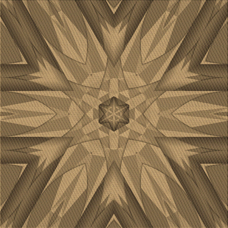 Geometric Indoor Rug, Square 8'