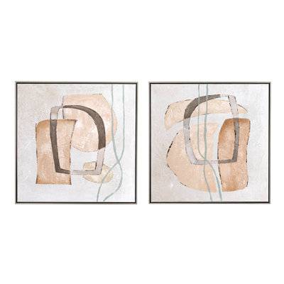 2 Piece Painting on Canvas