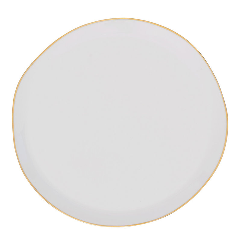 Assiette pour déjeuner «Good Morning», Blanc