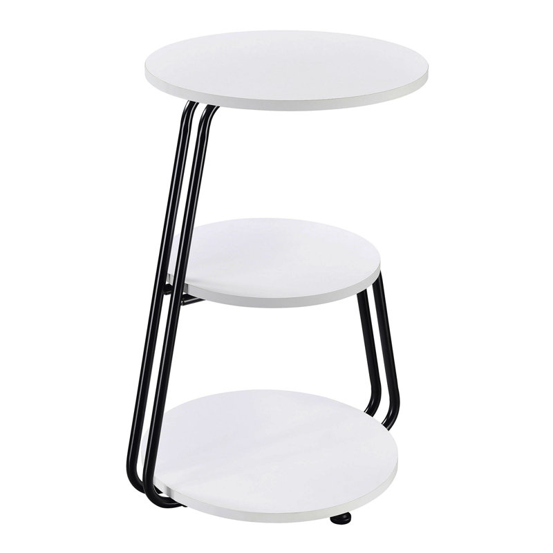 Table d'appoint ronde à 3 niveaux Dixon