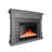 Freestanding Electric Fireplace with Remote-1272029733