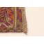 Tapis mauve en laine noué à la main de conception unique 5 pi 2 po x 6 pi 1 po Jisiah
