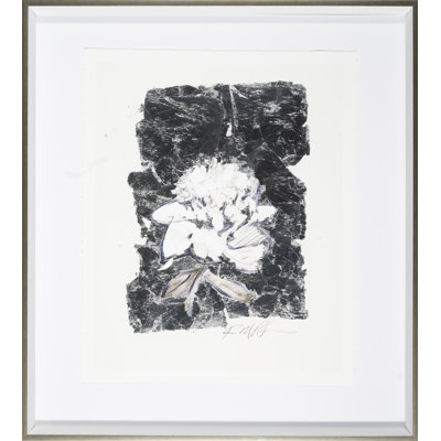 Robert Robinson " Silver Flower - Peony " by Robert Robinson