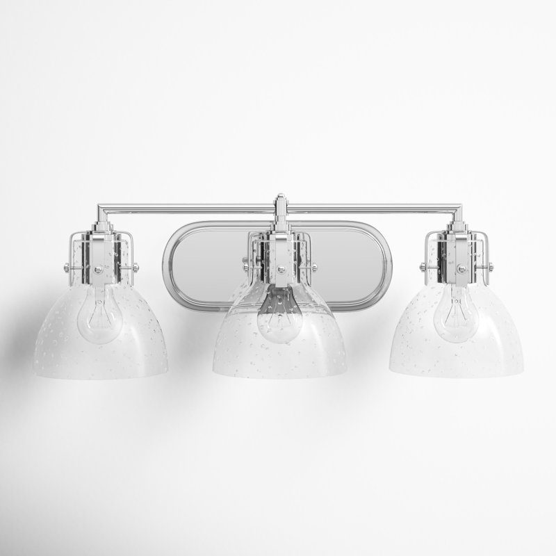 Dolan 3 Light Seeded Dimmable Vanity Light