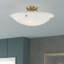 Plafonnier semi-encastré 4 lumières 24 po Aneudi-814786921