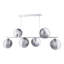 6 - Light Polished Chrome Kitchen Island Pendant