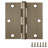 Door Hinge, 3.5-Inch, Square Corner Radius, 6-Pack-99206368
