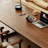 Nut-brown Rectangular Solid Wood Writing desk-1674593936
