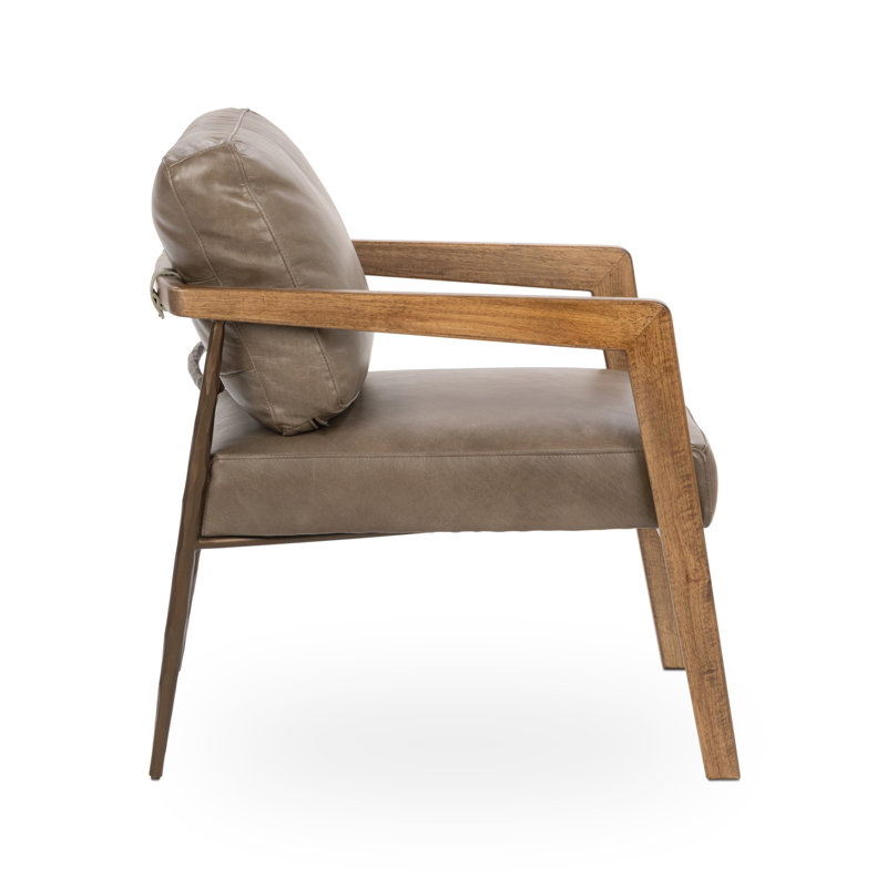 Julia Top Grain Leather Accent Chair
