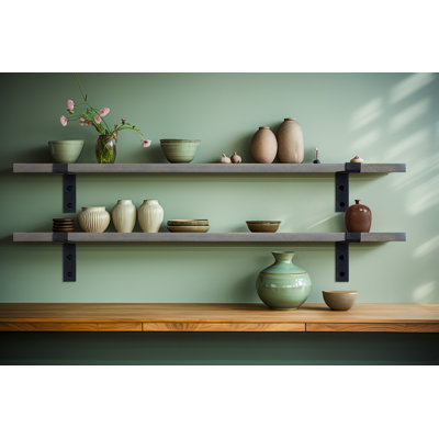 Tablette en bois massif Emerald Lee