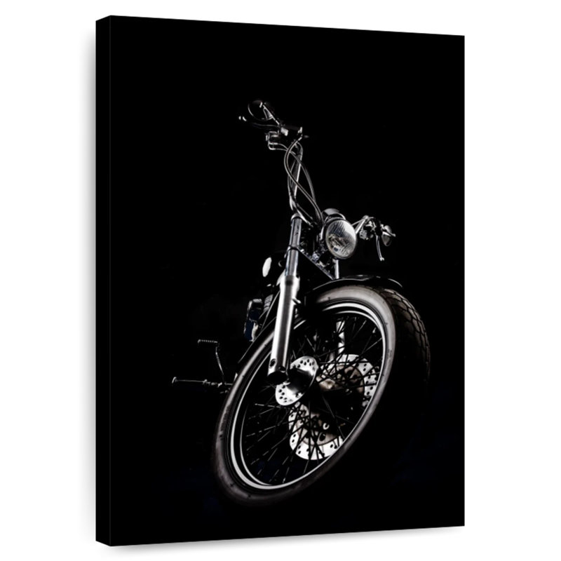 Mehar Chopper Motorcycle, 45" H x 30" W