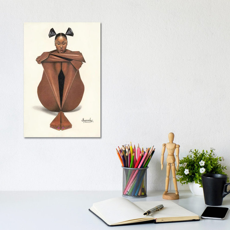 Black Diamond by Manasseh Johnson - Wrapped Canvas Print, 20.32 cm H x 30.48 cm W