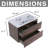 36 In. W Single Sink Wall Mounted Bath Vanity-330416144