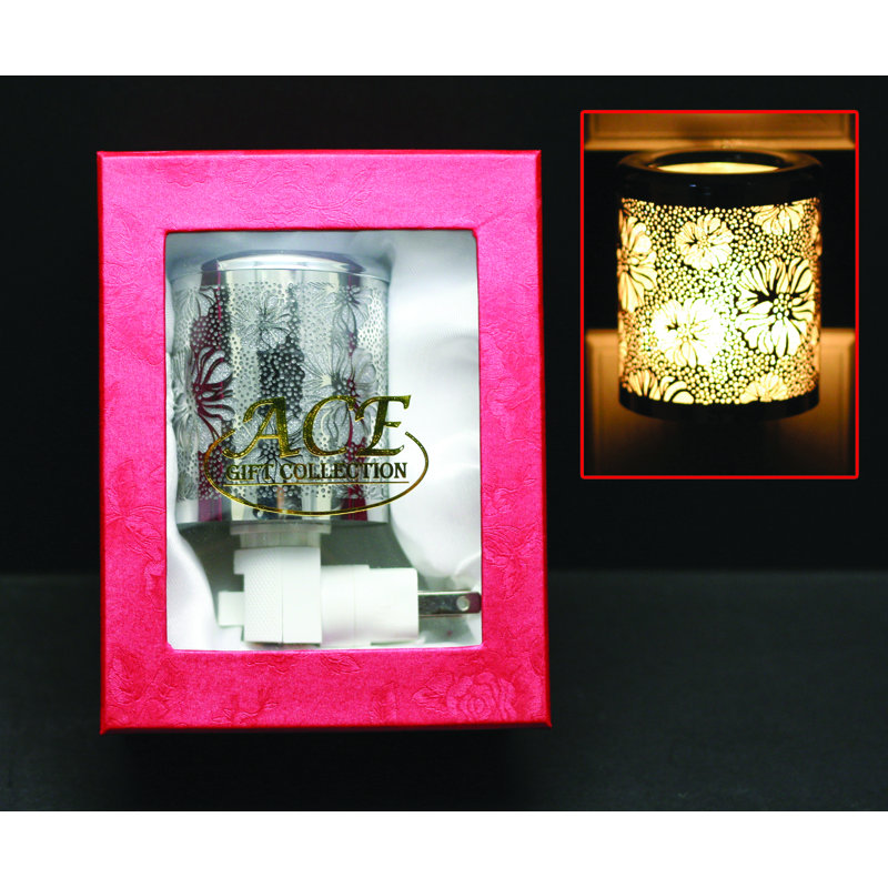 Lampe de nuit à fleurs fabriquée à la machine