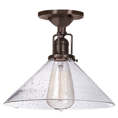 Shumway Glass Semi Flush Mount
