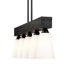 Luminaire suspendu linéaire à 5 lumières Friedrike
