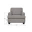 Fauteuil d'appoint gris
