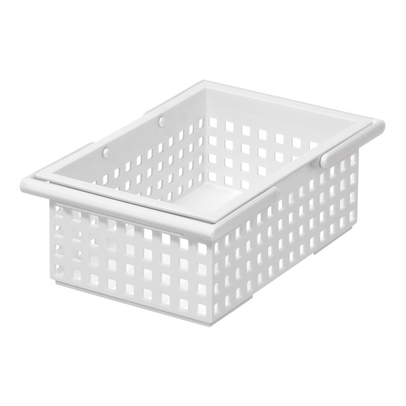 Like-it Plastic Box, White, 3.62" H x 10.55" W x 6.69" D