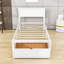Lit plateforme en bois avec tiroir de rangement Daygen-1607153056