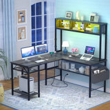 Manorma L Shaped Metal Base Gaming Desk,Business Furniture,Conference Room Table,Study Writing Desk for Home Office