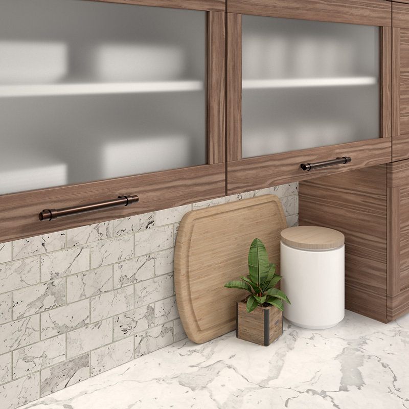 6 3/10" Centre Bar Pull, Brushed Oil-Rubbed Bronze