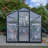 Greenhouse - Polycarbonate Panels And Secure Lock Outdoor Aluminum Rust--115808153